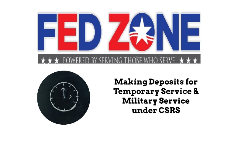 Image for Making Deposits for Temporary Service and Military Service under CSRS