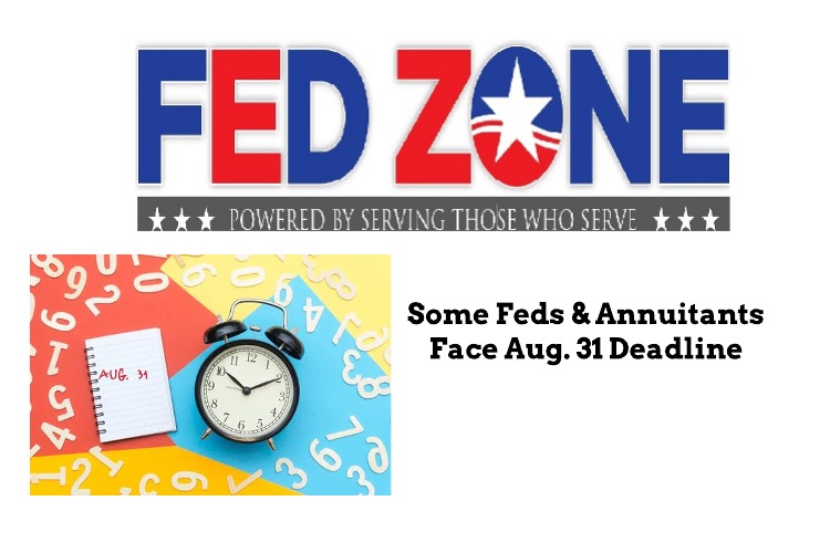 Image for Some Federal Employees and Annuitants Facing August 31, 2020 Deadline