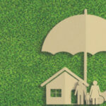 Eligibility for FEGLI ; image: cardboard family with car, house, and umbrella