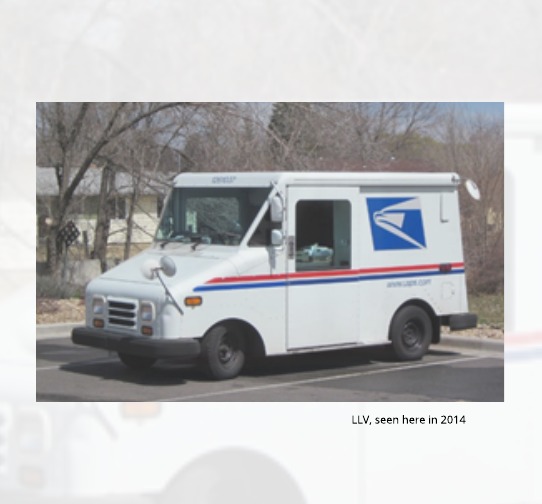 USPS LLV, seen here in 2014