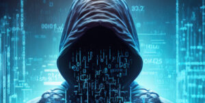 Cyberattack on US Government ; image: hacker in a hood