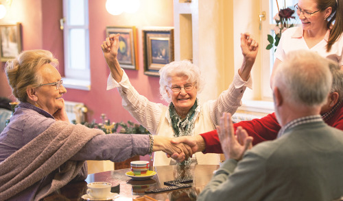 Five Facts about FLTCIP ; image: old ladies cheering