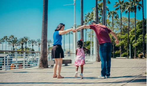 Estate Planning ; image: young family with small child