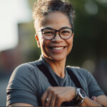 5-Year Rule for Roth IRAs; image: smiling woman wearing a watch