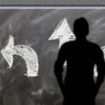Enrolled in FLTCIP ; image: person making decision, chalkboard and arrows