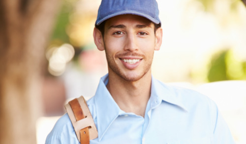 2024 Federal Pay Raise Update ; Image: smiling mailman