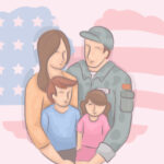 Military Service Credits - image: a military family