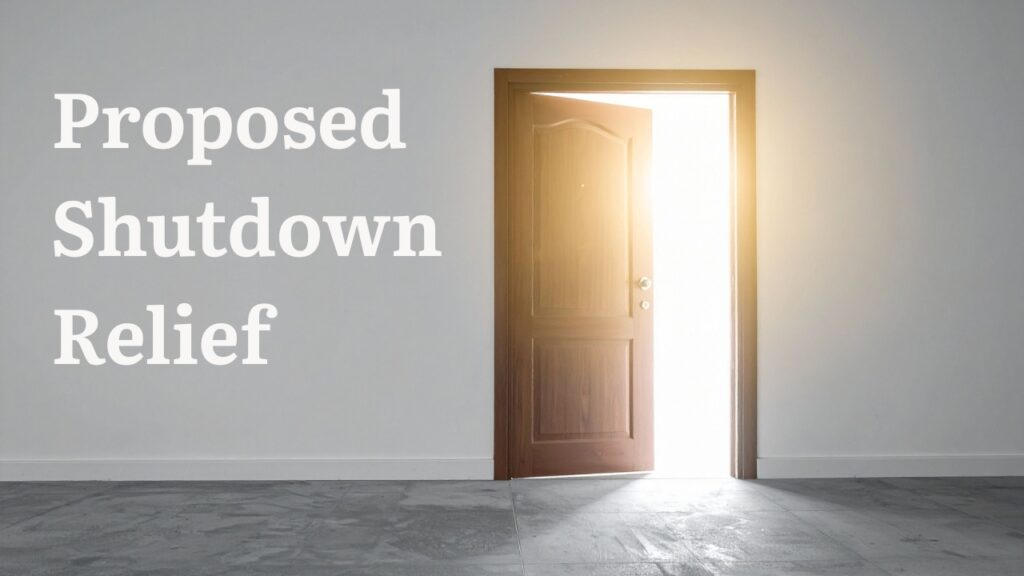 Image for Proposed Shutdown Relief: Credit Protection and Cash Options